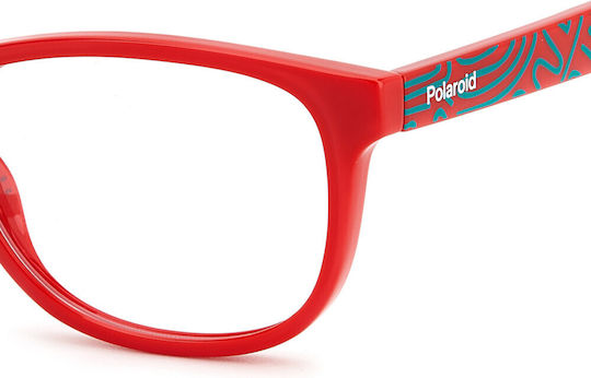 Polaroid Kids Acetate Frame Red PLDD832 C9A
