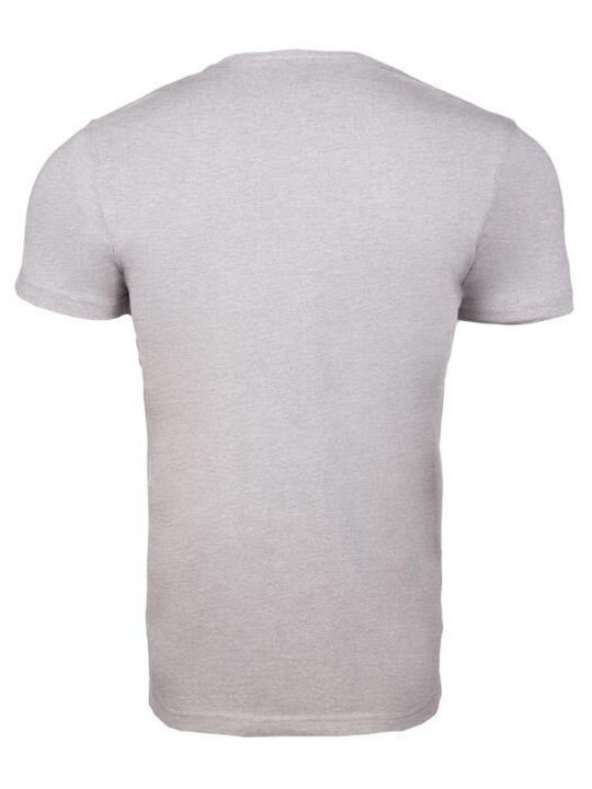 Lonsdale Stockton Grey Marl Men's Short Sleeve T-shirt Gray