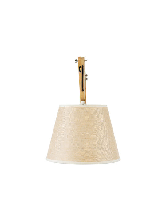 GloboStar Talisha Modern Lamp Wall with Socket E27 Beige 30x15cm