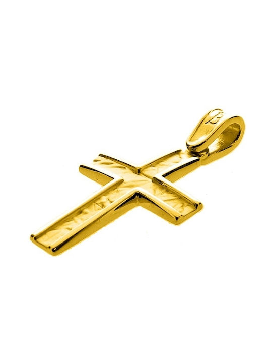 Men's Gold Cross 14K with Chain