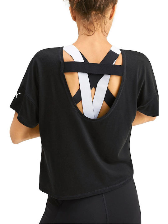 PUMA HIT Feel It Tee T-Shirt Μαύρο