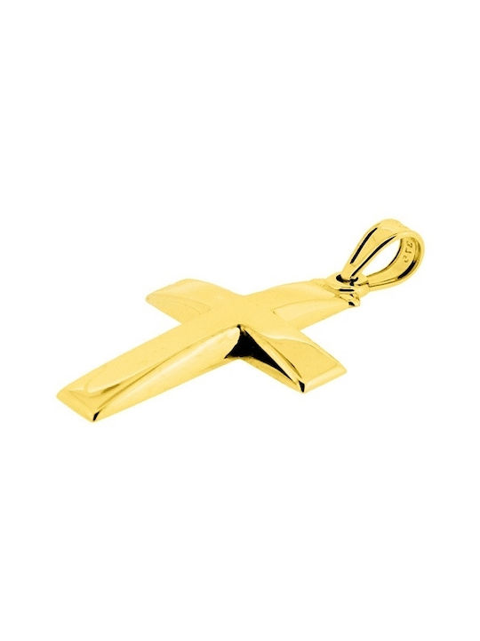 Xrisokosmima Herren Gold Kreuz 9K mit Kette