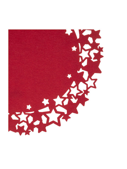 Fééric Lights and Christmas Christmas Placemats Fabric Red D38cm.