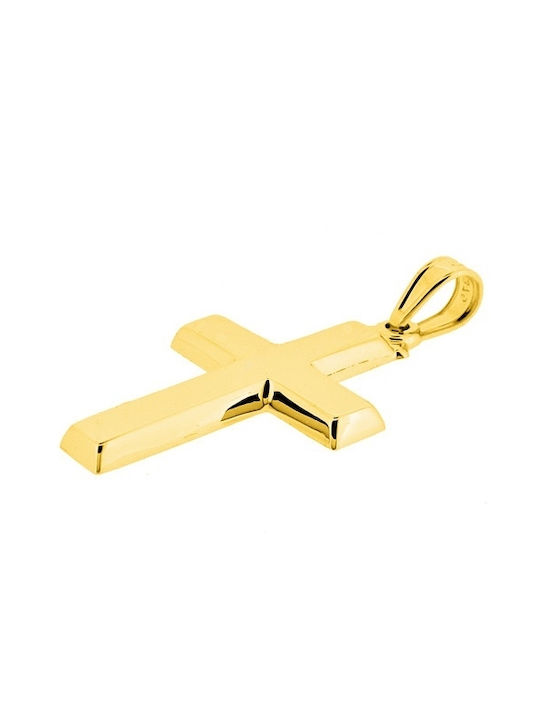 Xrisokosmima Herren Gold Kreuz 9K mit Kette