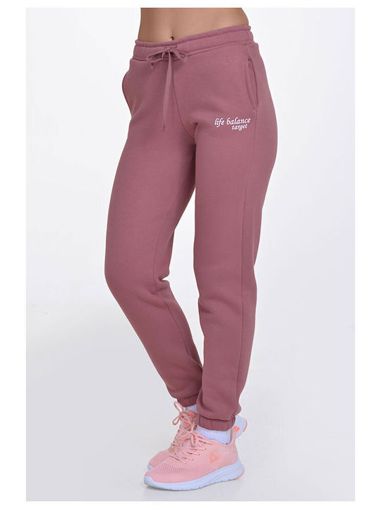 Target Damen-Sweatpants Jogger Rosa Vlies