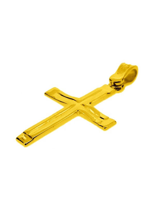 Xrisokosmima Men's Gold Cross 14K with Chain