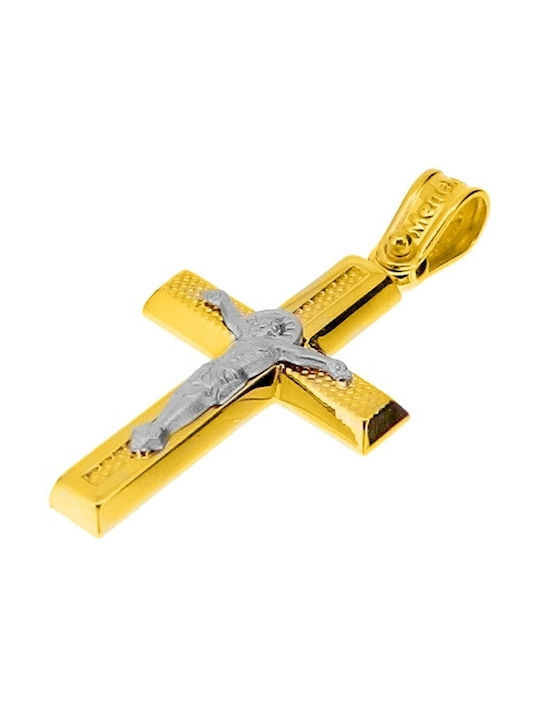 Xrisokosmima Men's Gold Cross 14K with Chain