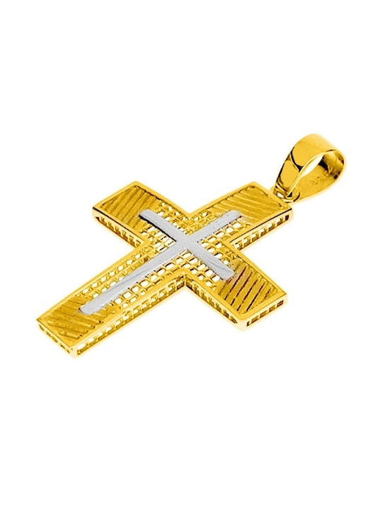 Xrisokosmima Men's Gold Cross 14K with Chain