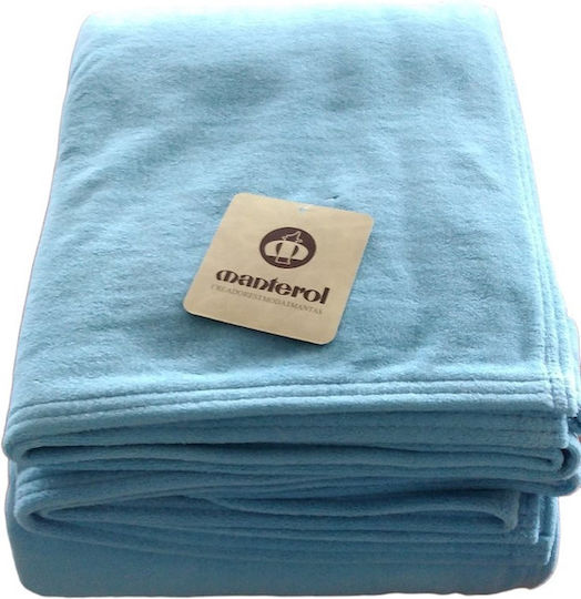 Manterol Casa Arica 001 Spanische Decke Fleece Einlagig 160x240cm Beige