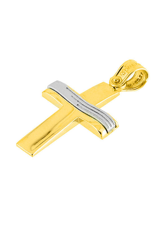 Men's Gold Cross 14K with Chain