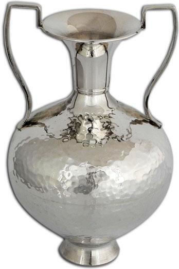 SilverBrand.gr Decorative Vase Silver 9x16cm