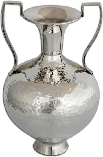 SilverBrand.gr Decorative Vase Silver 9x16cm
