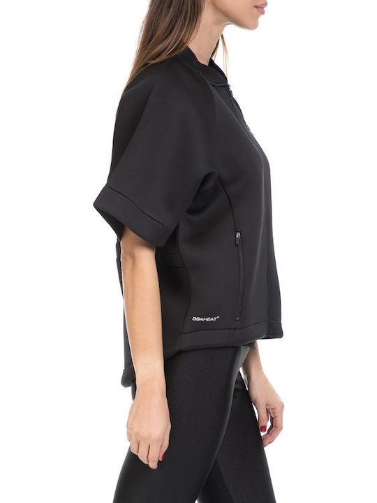 Scubatech Bolero 17-27004 Jet Black Damen Sweatshirtjacke Schwarz