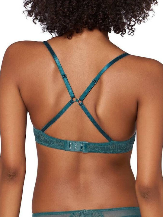 Triumph Spotlight Lace WHUM Push Up Bra Turquoise