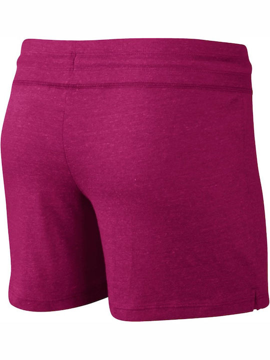 Nike Marled Jersey Graphic Women's Sporty Shorts Purple