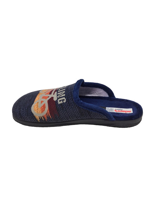 Adam's Shoes Anatomic Kids Slippers Blue