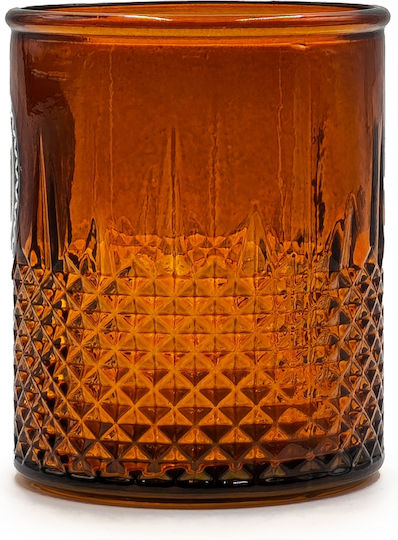 Glass Drops Pahar pentru apa din Sticlă în Culoarea Galben 400ml