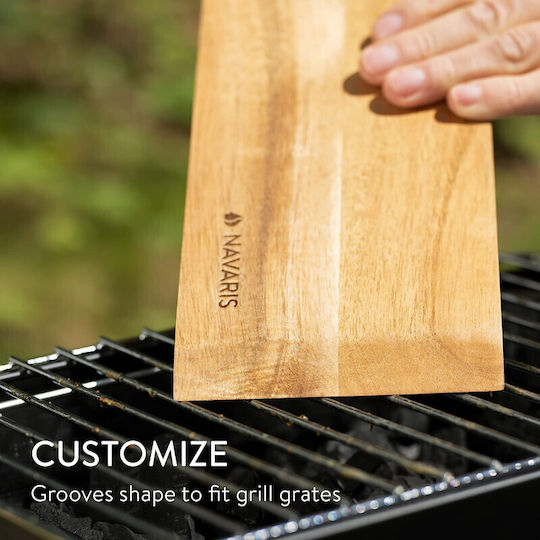 Navaris Wooden Chopping Board 27x12cm Navaris Wooden Chopping Board 27x12cm
