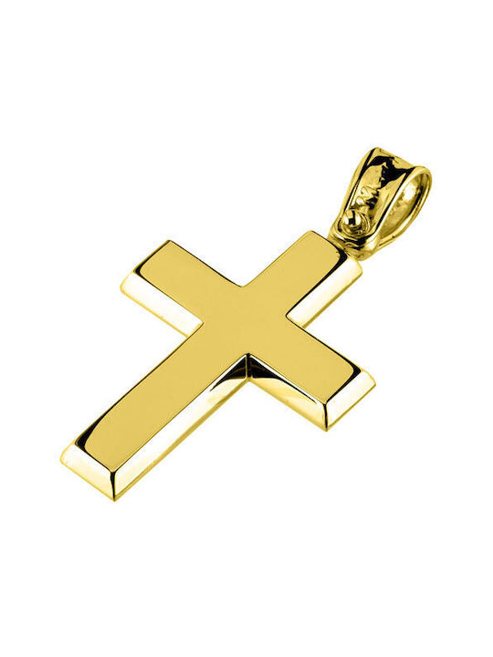 Men's Gold Cross 14K with Chain