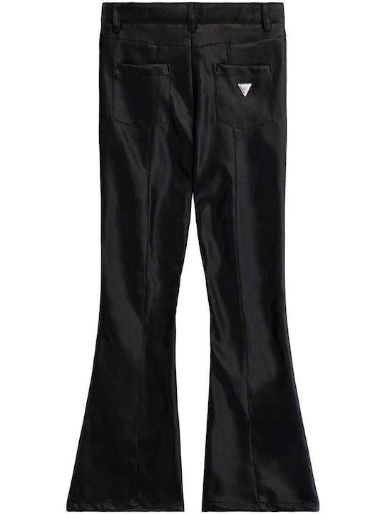 Guess Girls Leather Trouser Black