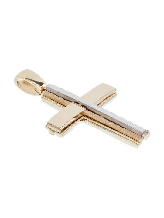 Vitopoulos Men's Gold Cross 14K