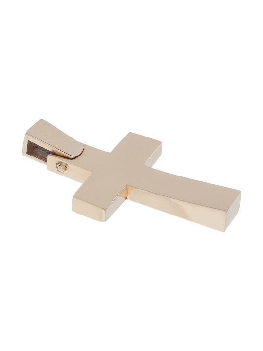 Vitopoulos Herren Gold Kreuz 14K