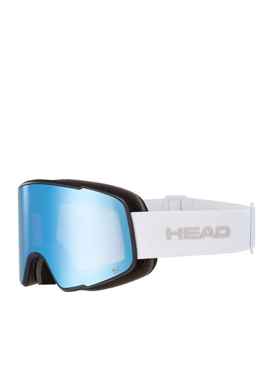 Head Horizon 2.0 5k Ski & Snowboard Goggles Kids Blue with Lens in Blue Color
