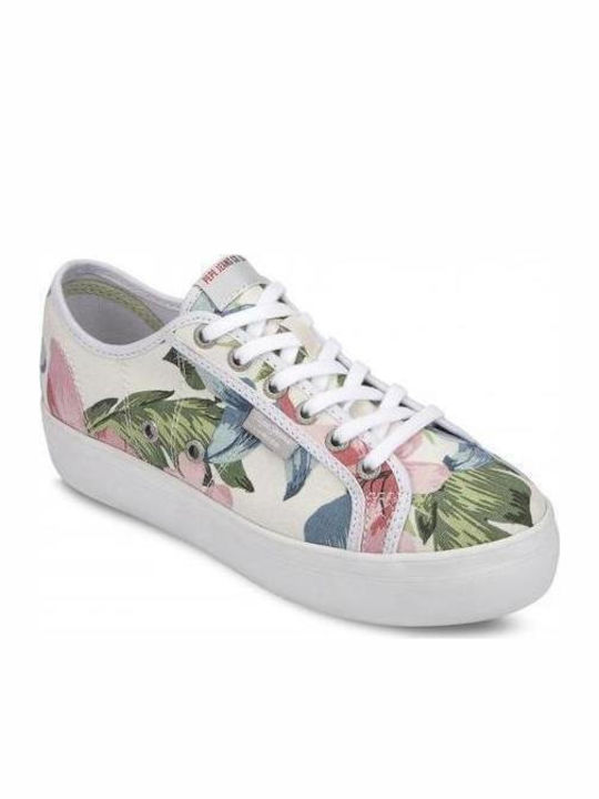 Pepe Jeans Duffy Hawai Damen Sneakers Weiß