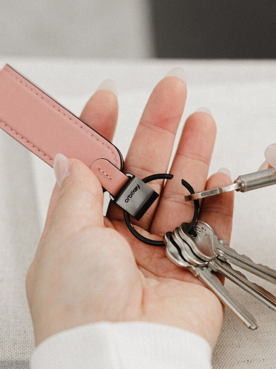 Orbitkey Μπρελόκ Δερμάτινο Καφέ