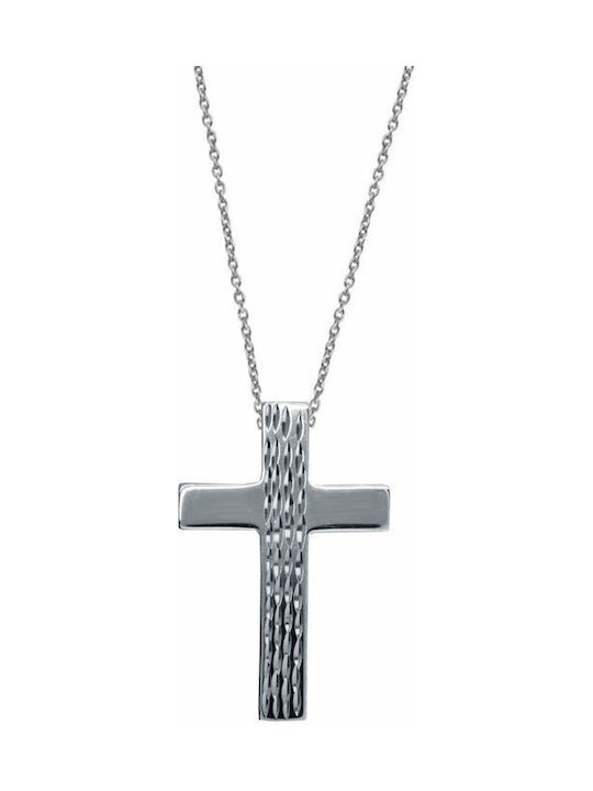 Savvidis Women's White Gold Cross 14K