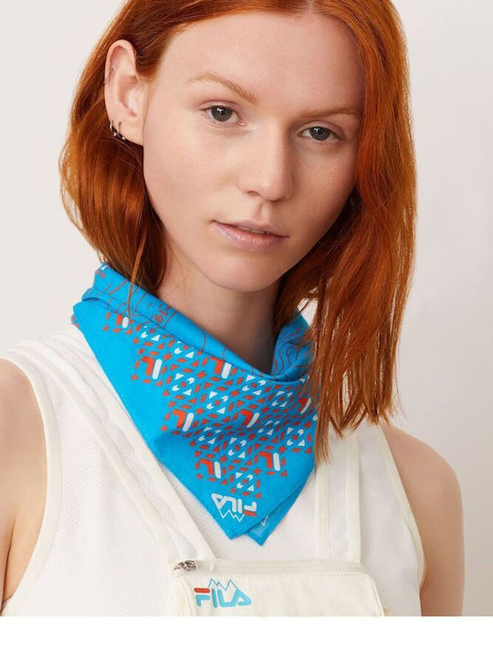 FILA Print Bandana Γυναικείο Φουλάρι Γαλάζιο