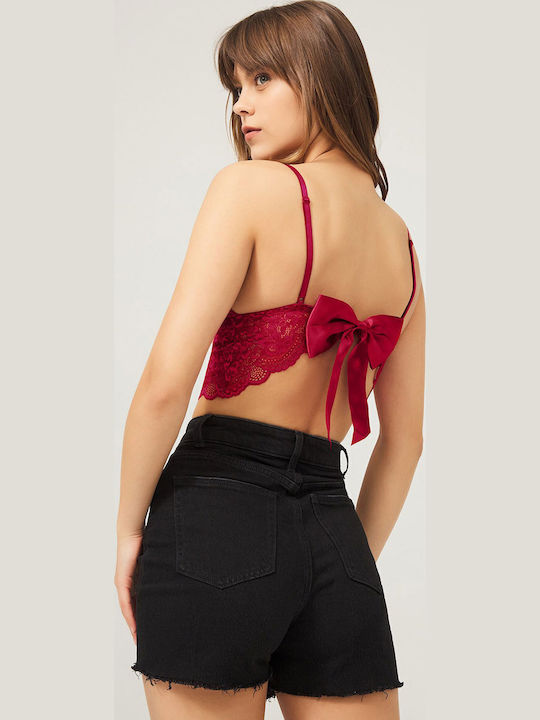 CottonHill Bralette Σουτιέν Κόκκινο