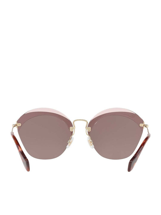 Miu Miu Women's Sunglasses with Purple Metal Frame SMU53SS/VX36X1