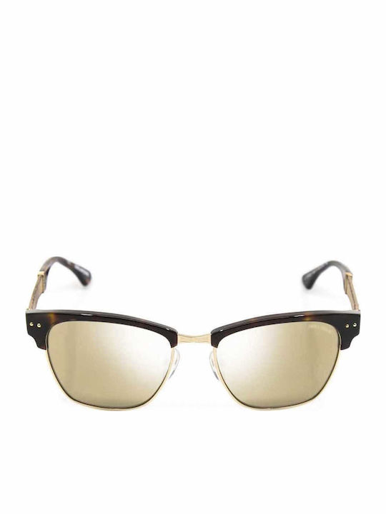 Zadig & Voltaire Men's Sunglasses with Brown Frame and Mirror Lenses