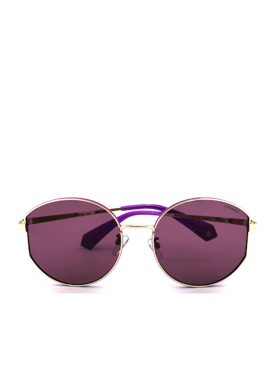 Polaroid Women's Sunglasses with Purple Metal Frame and Polarized Lens PLD 6072/F/S/X S9E0F