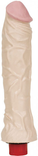 Doc Johnson The Naturals Heavy Veined Thin Dong Twist Bottom Ρεαλιστικός Δονητής 21.5cm Flesh