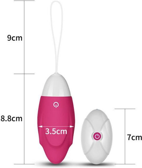 Lovetoy iJoy Egg Vibrator Egg with Remote Control Pink