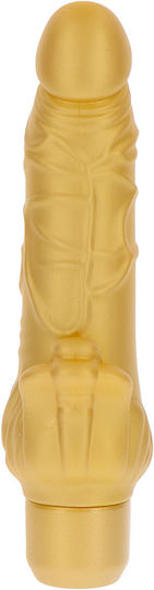 Seven Creations Get Real Gold Dicker Realistic Vibrator 19cm Aur