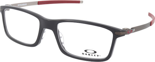 Oakley Pitchman Plastic Eyeglass Frame Black OX8050 05