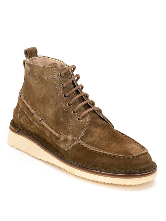 Astorflex Men's Suede Boots Khaki