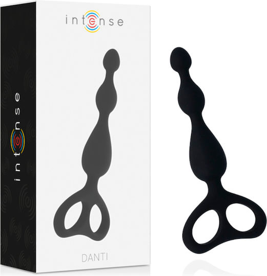 Intense Danti Anal Anal Beads Black 17.5cm