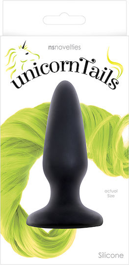 Ns Novelties Unicorn Tails Anal Plug Yellow 7.9cm
