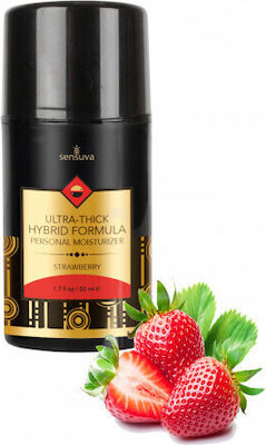 Sensuva Ultra Thick Hybrid Formula Personal Moisturizer Lubricant Gel Strawberry 50ml