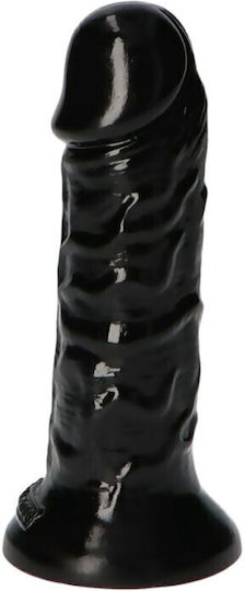 Toyz4lovers Dildo Romeo Ρεαλιστικό Dildo με Βεντούζα Μαύρο 12.5cm