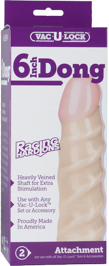 Vac U Lock Ρεαλιστικό Dildo Vanilla 15.2cm