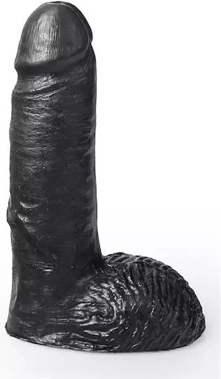 Hung System Marcel Dildo realist cu Scrotum Negru 17cm