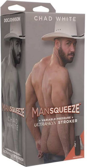 Doc Johnson Man Squeeze Chad White Ass Masturbator Butt