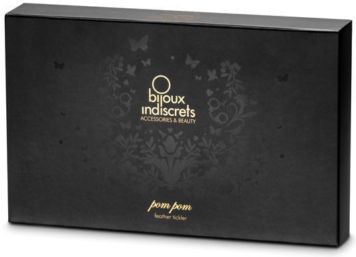 Bijoux Indiscrets Pom Pom Kitzelfeder in Schwarz Farbe