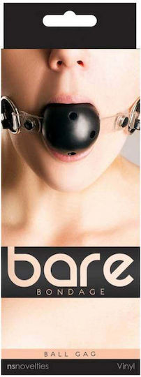 Ns Novelties Ball Gag Gag in Black Color
