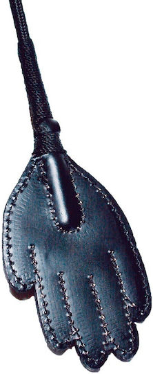 Zado Leather Black Whip Paddle in Schwarz Farbe